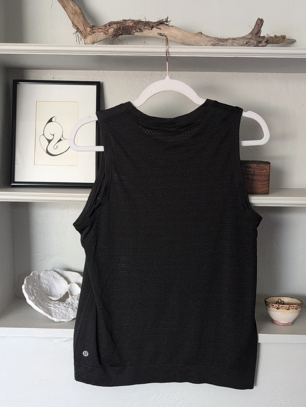 lululemon athletica Black Sleeveless Athletic Tank Muscle Top Size Small Or 6